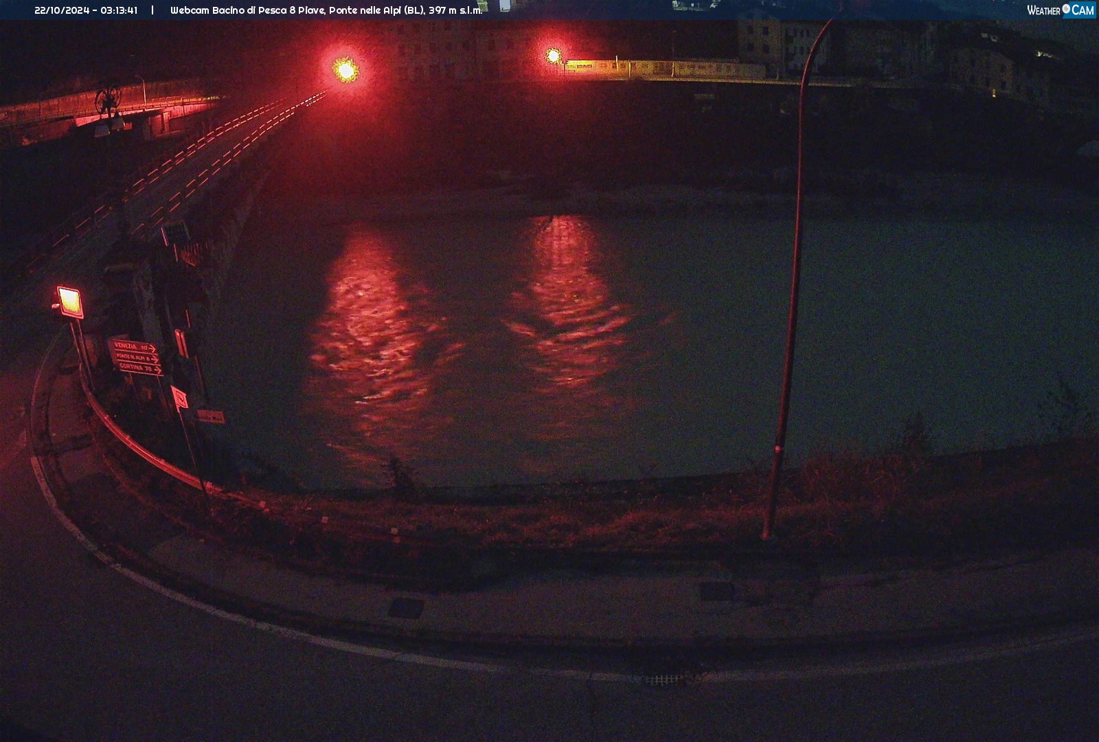 webcam Ponte nelle Alpi