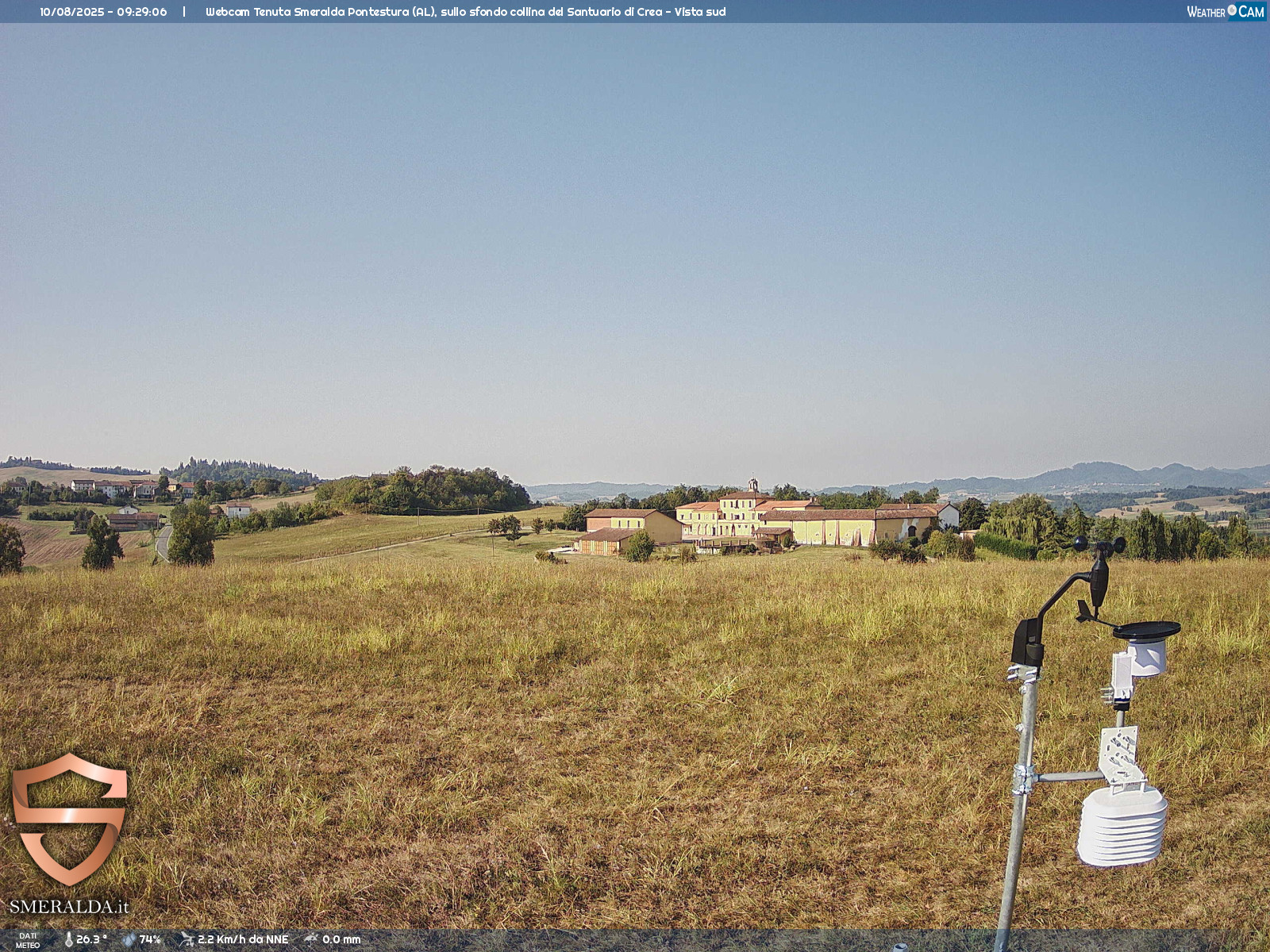Preview delle webcam di Tenuta Smeralda Pontestura - Coniolo - Casale Monferrato