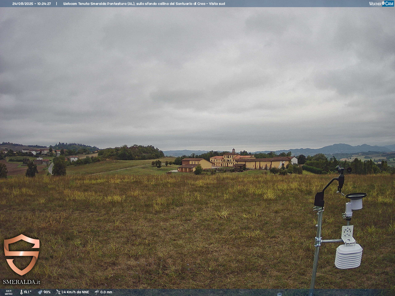 immagine della webcam nei dintorni di Pecetto di Valenza: webcam Casale Monferrato