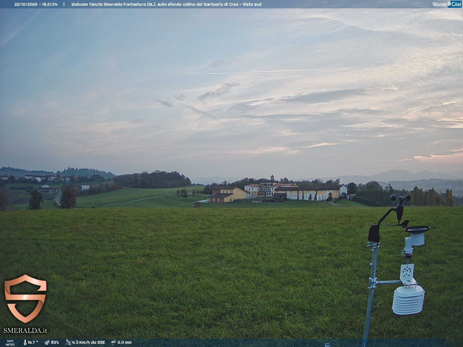 immagine della webcam nei dintorni di Terruggia: webcam Casale Monferrato