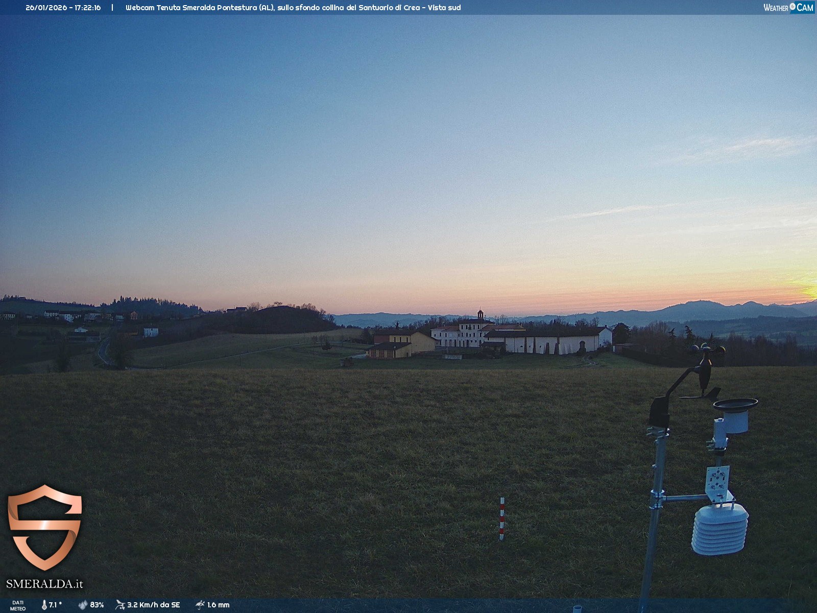 immagine della webcam nei dintorni di Terruggia: webcam Casale Monferrato