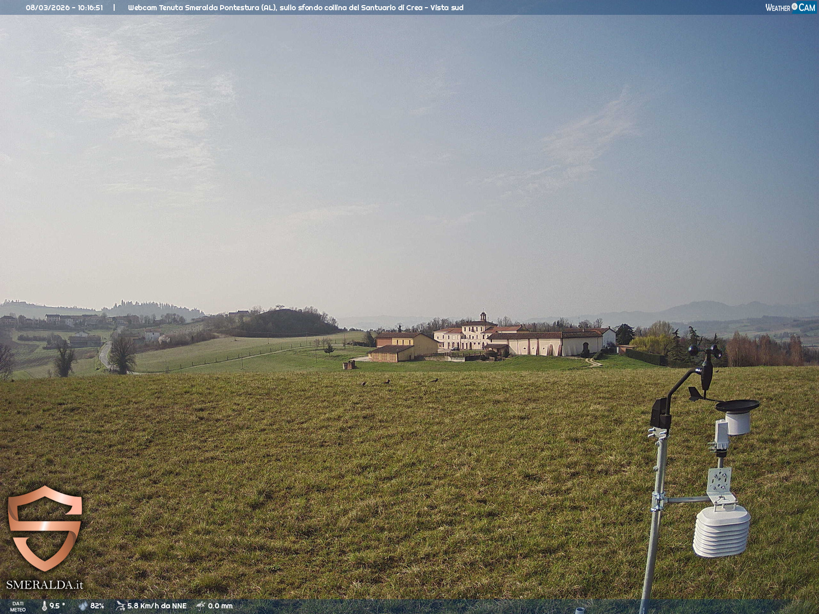 immagine della webcam nei dintorni di Pecetto di Valenza: webcam Casale Monferrato