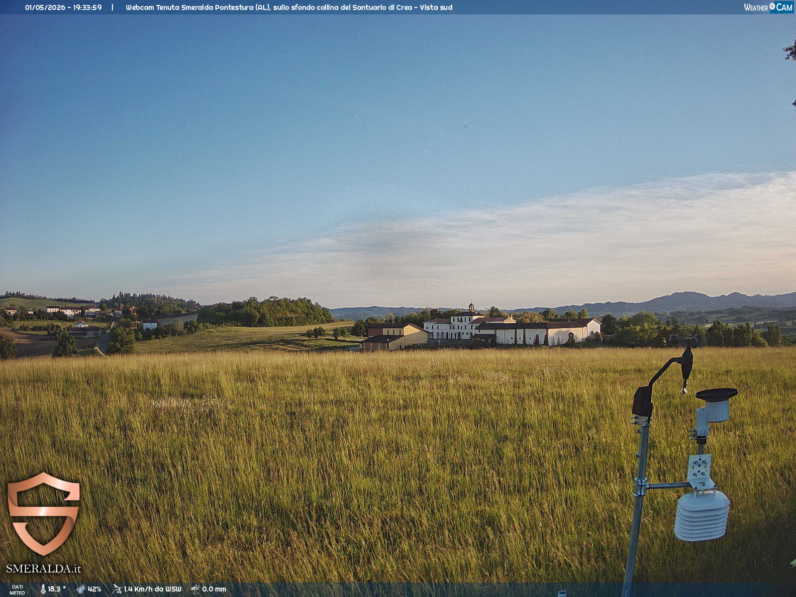 immagine della webcam nei dintorni di Felizzano: webcam Casale Monferrato