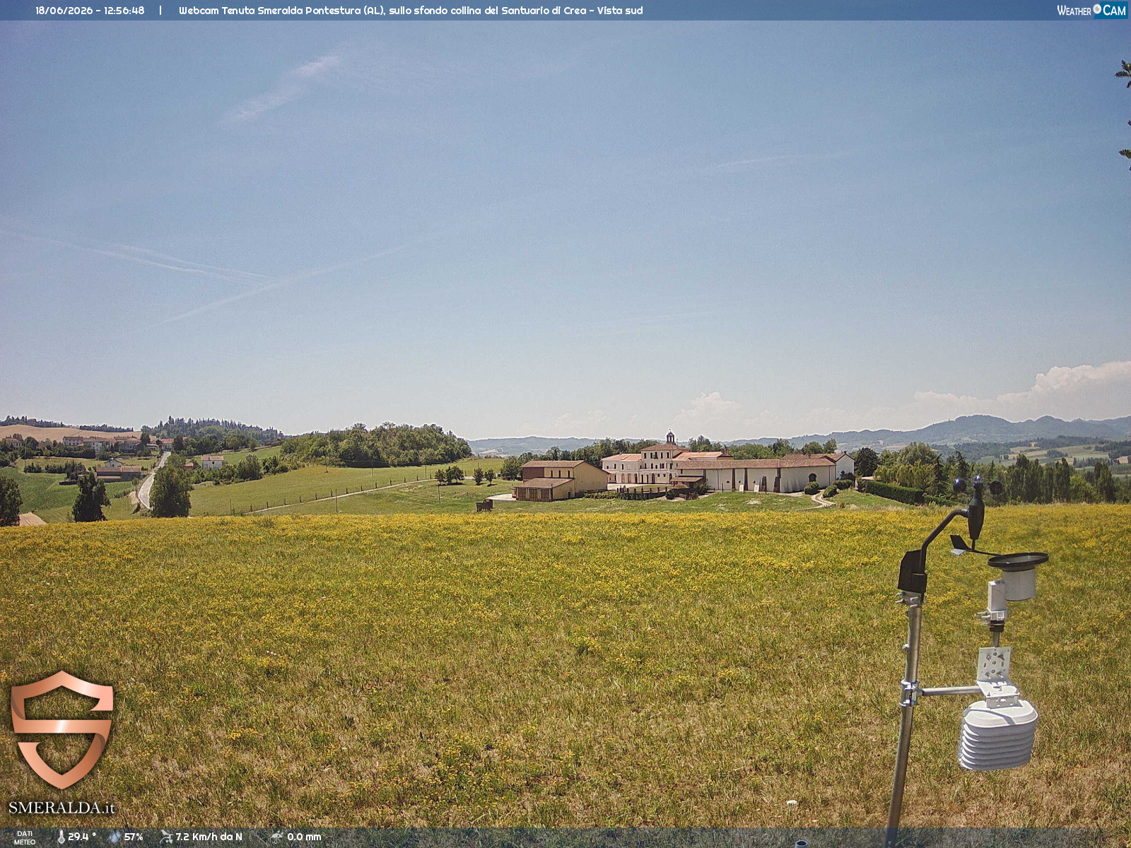 immagine della webcam nei dintorni di Felizzano: webcam Casale Monferrato