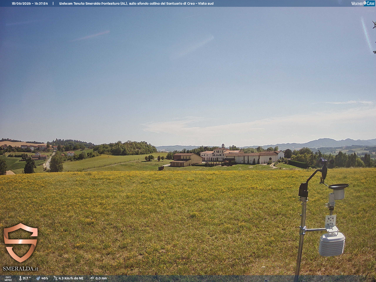 immagine della webcam nei dintorni di Felizzano: webcam Casale Monferrato