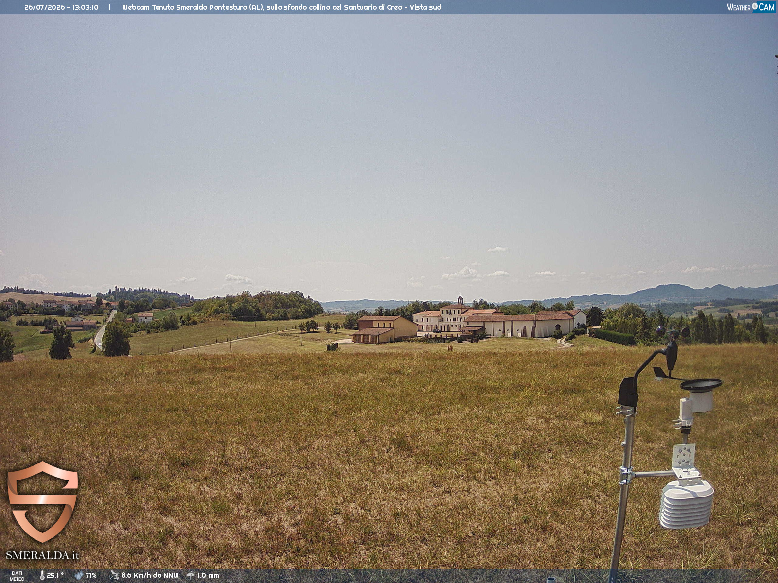 immagine della webcam nei dintorni di Coniolo: webcam Casale Monferrato