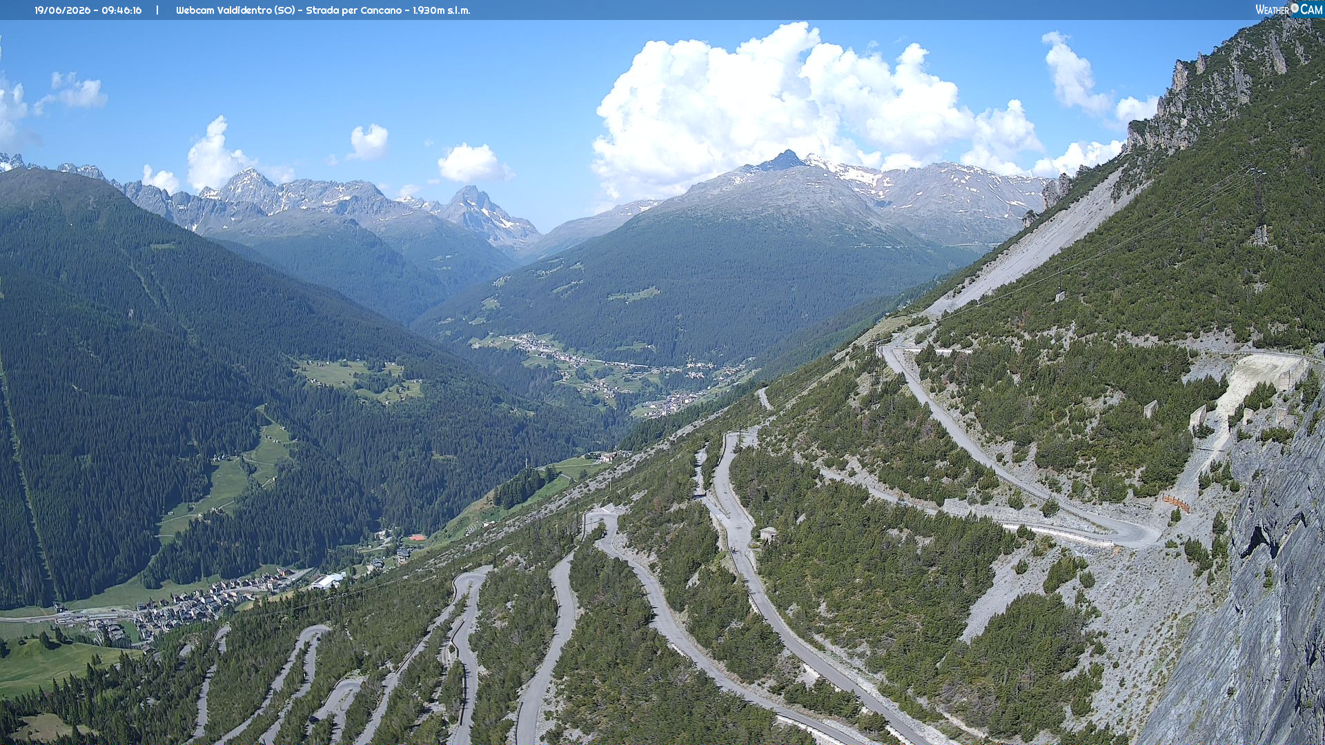 Webcam Valdidentro - Torri di Fraele