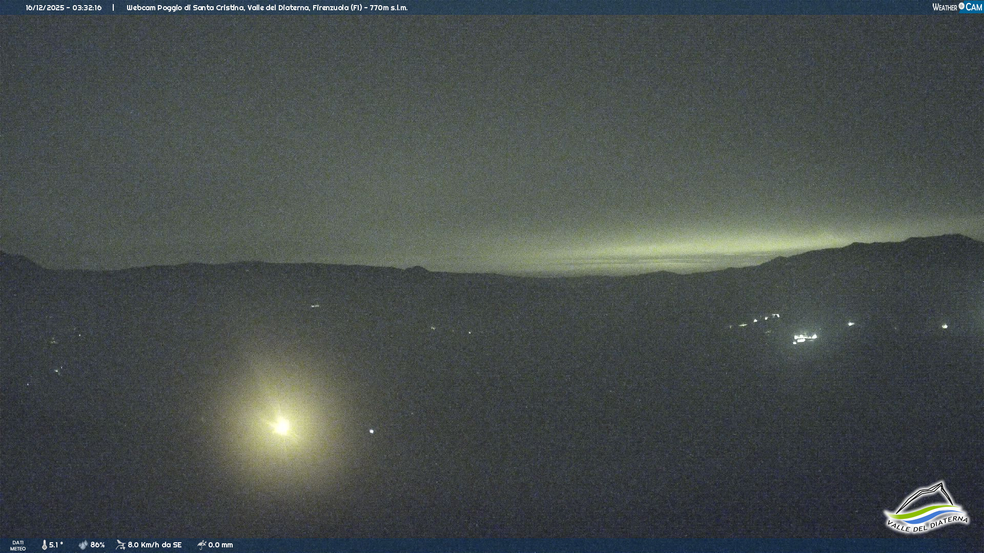 Preview delle webcam di Panoramica sulla alta Valle del Diaterna