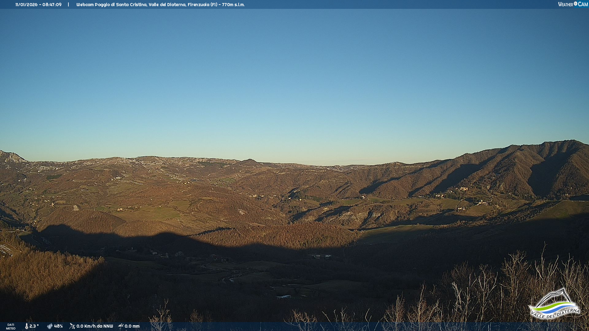 immagine della webcam nei dintorni di Castiglione dei Pepoli: webcam Firenzuola