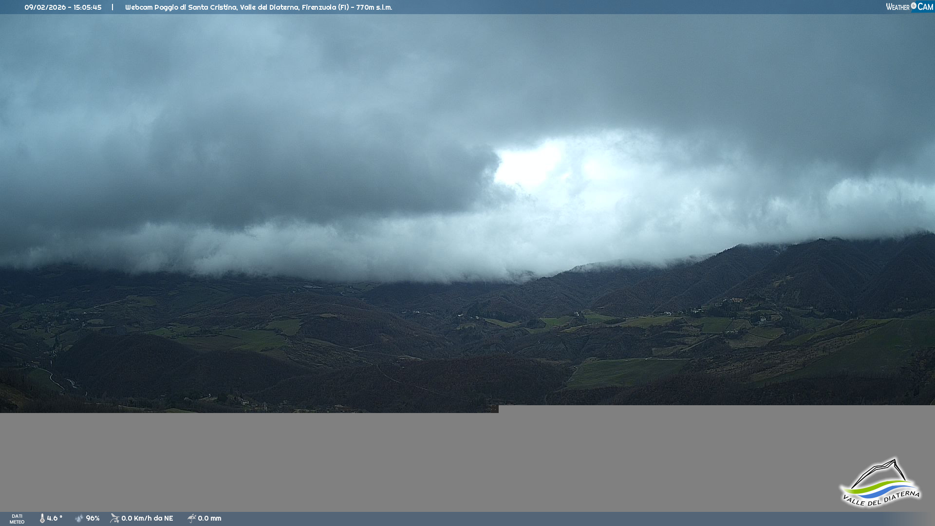 immagine della webcam nei dintorni di Castel del Rio: webcam Firenzuola