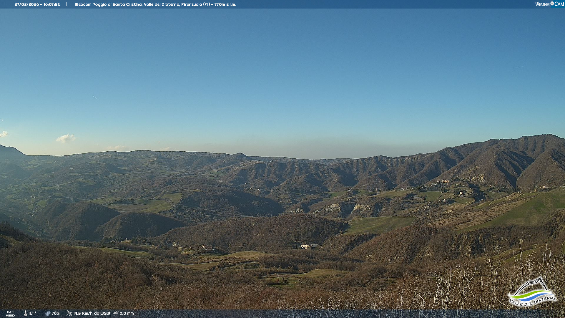 immagine della webcam nei dintorni di Cantagallo: webcam Firenzuola