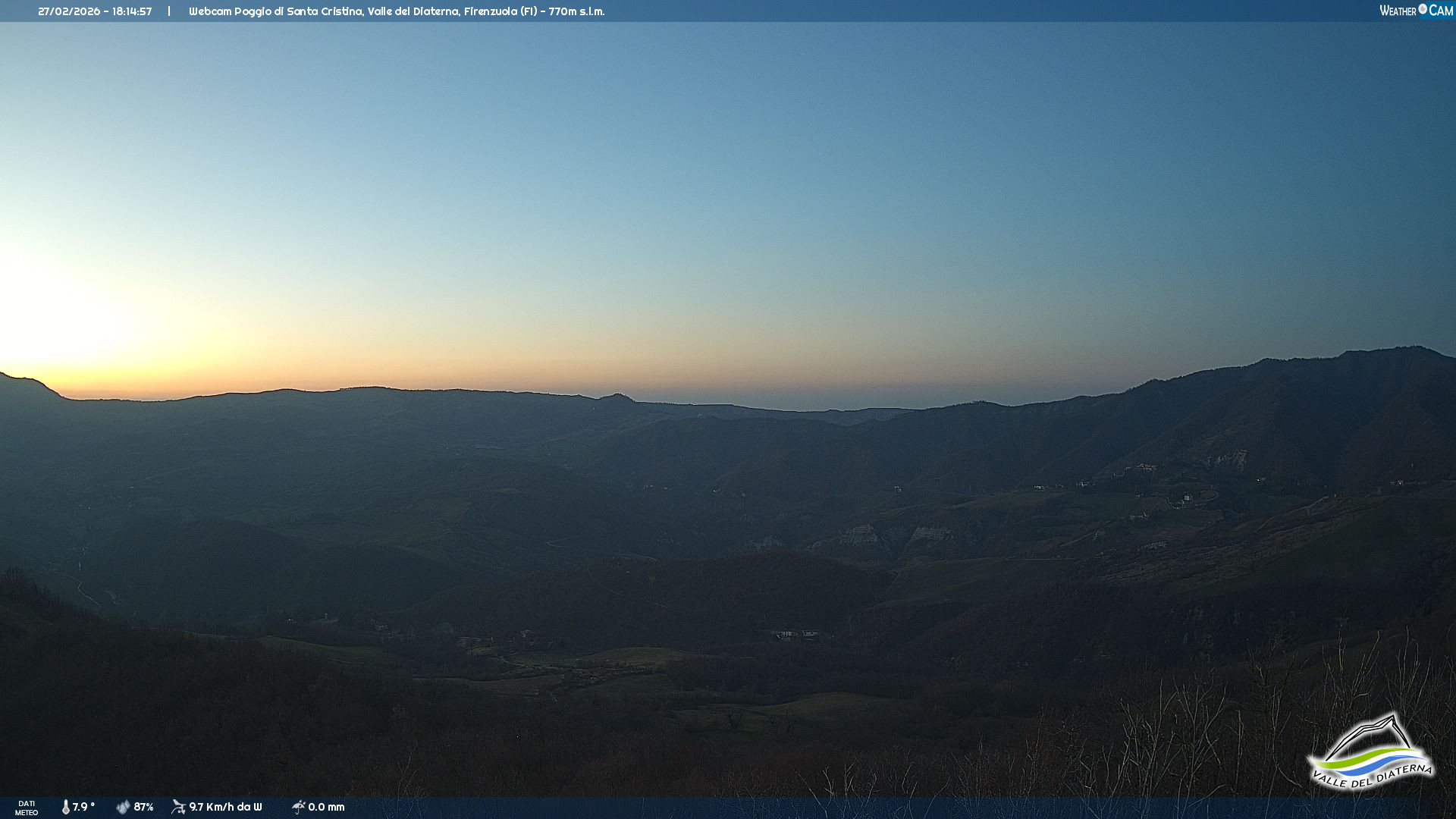 immagine della webcam nei dintorni di Monghidoro: webcam Firenzuola