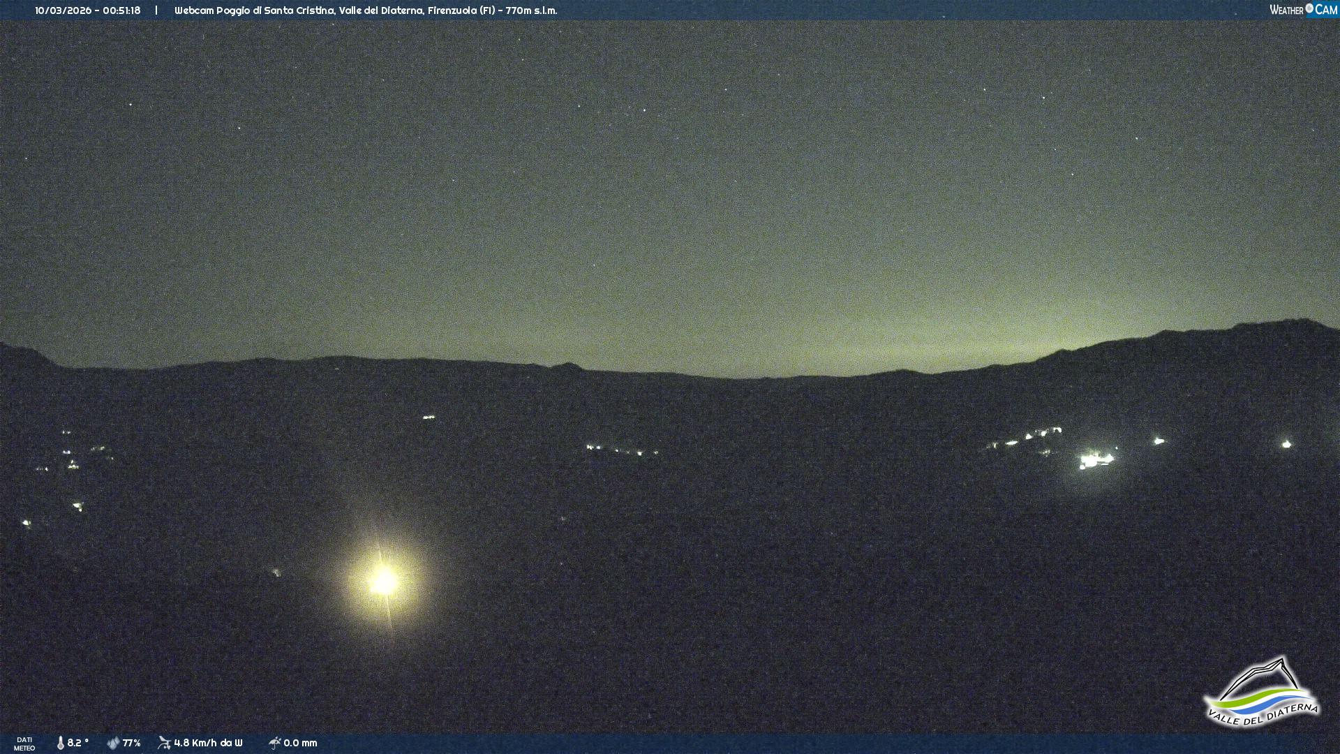 immagine della webcam nei dintorni di Castel del Rio: webcam Firenzuola