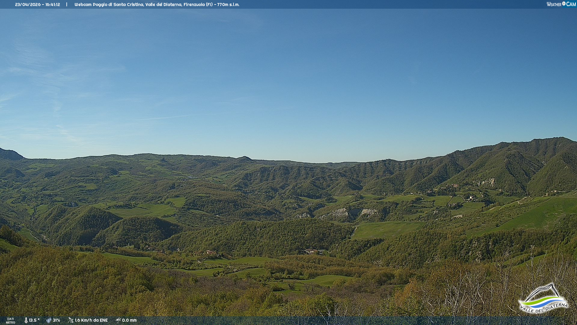 immagine della webcam nei dintorni di Castiglione dei Pepoli: webcam Firenzuola