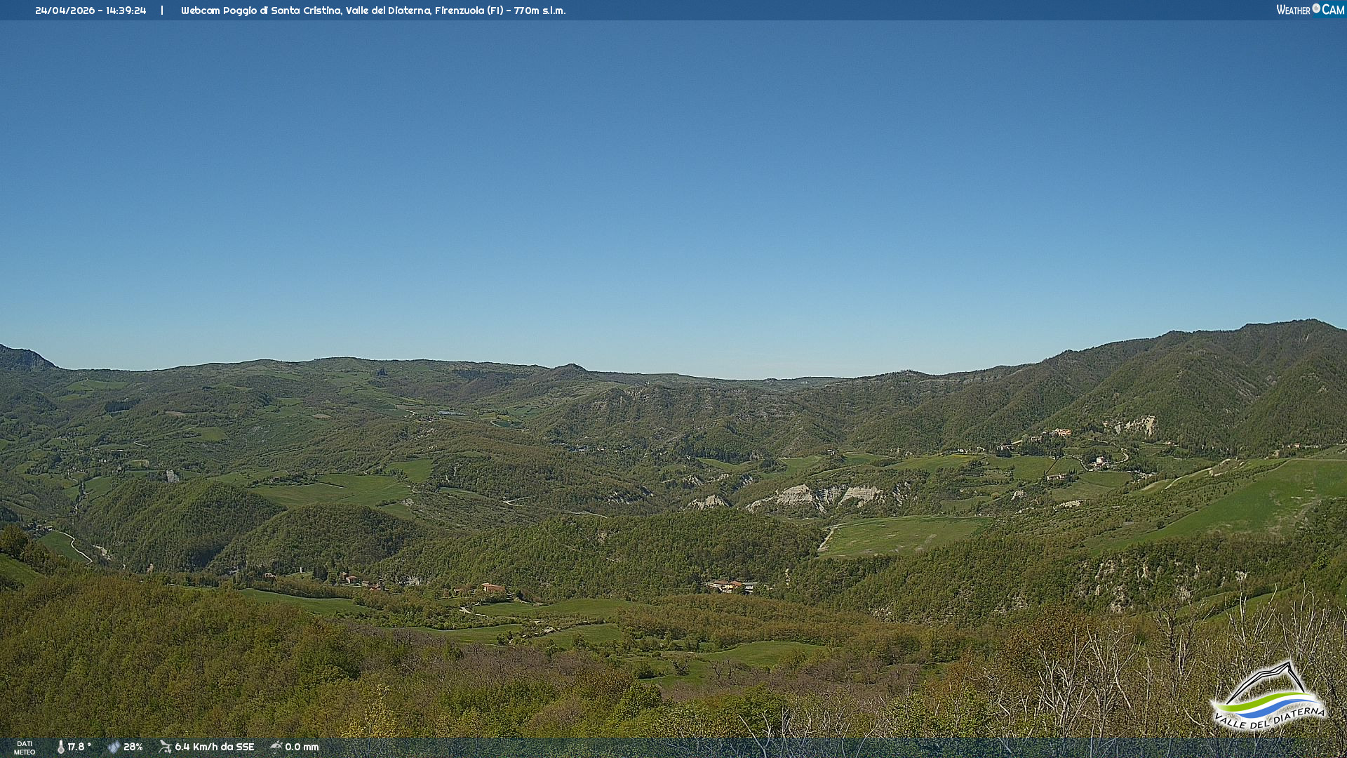 immagine della webcam nei dintorni di Castel del Rio: webcam Firenzuola