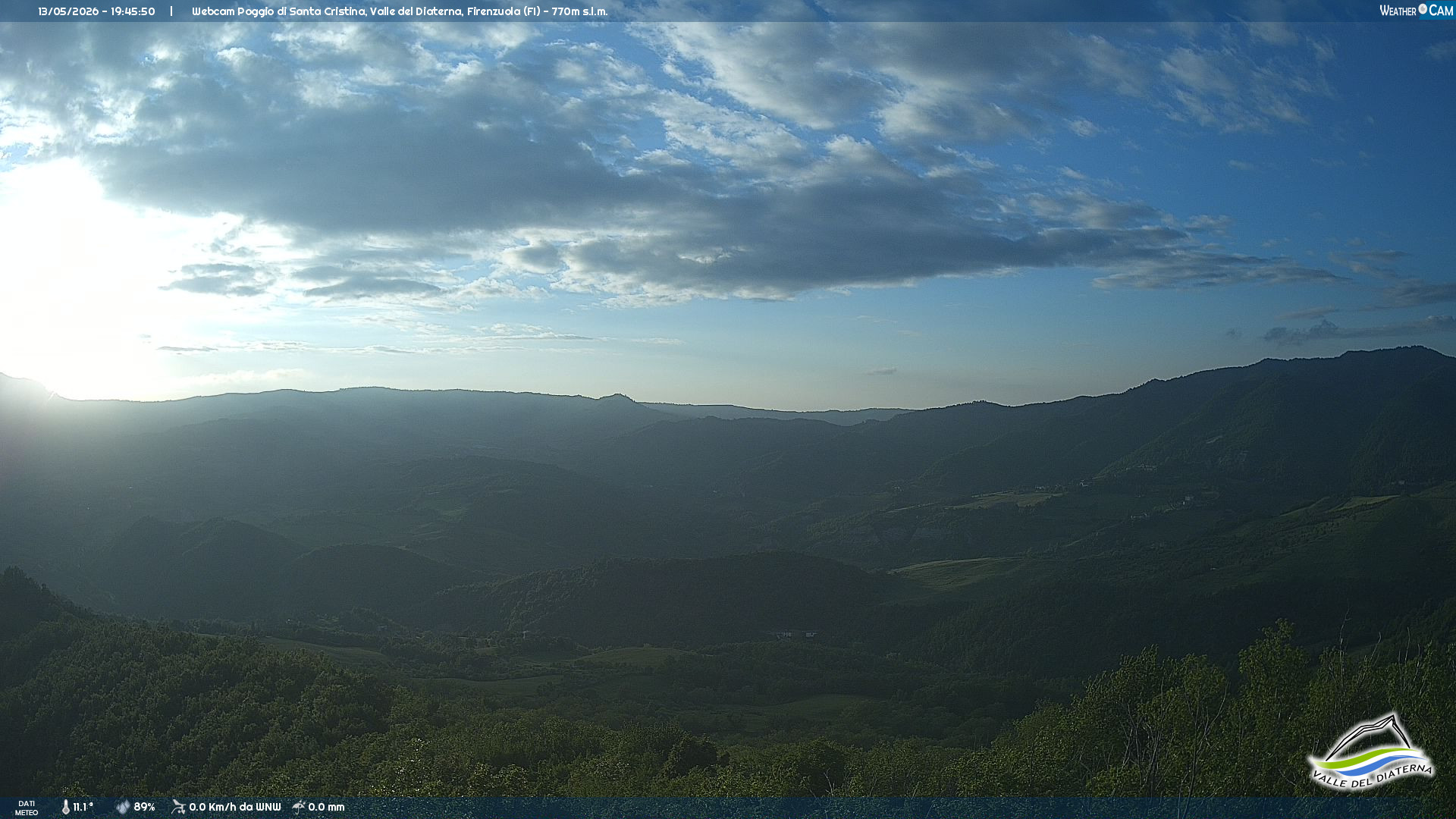 immagine della webcam nei dintorni di Monghidoro: webcam Firenzuola