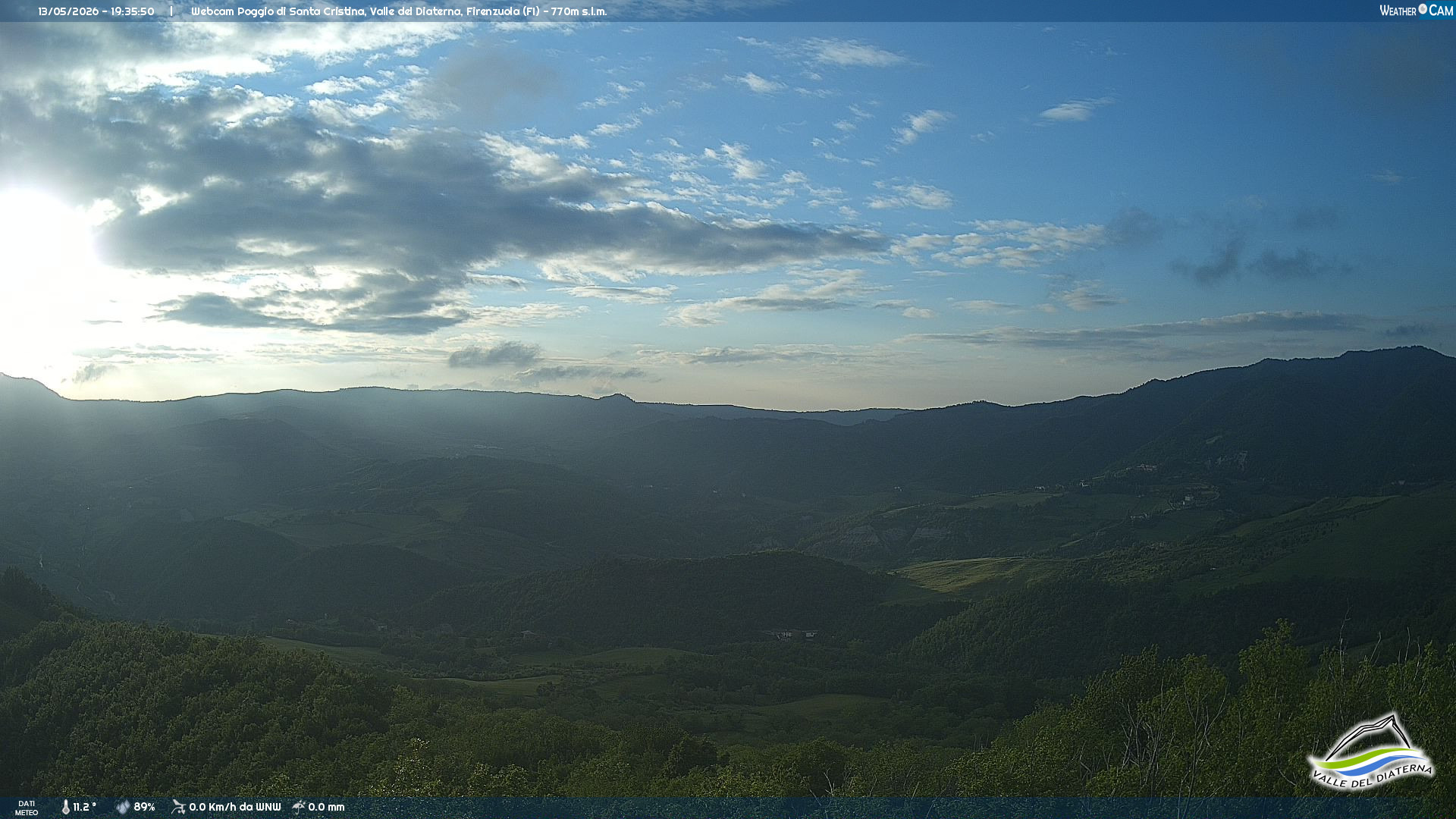 immagine della webcam nei dintorni di Monghidoro: webcam Firenzuola