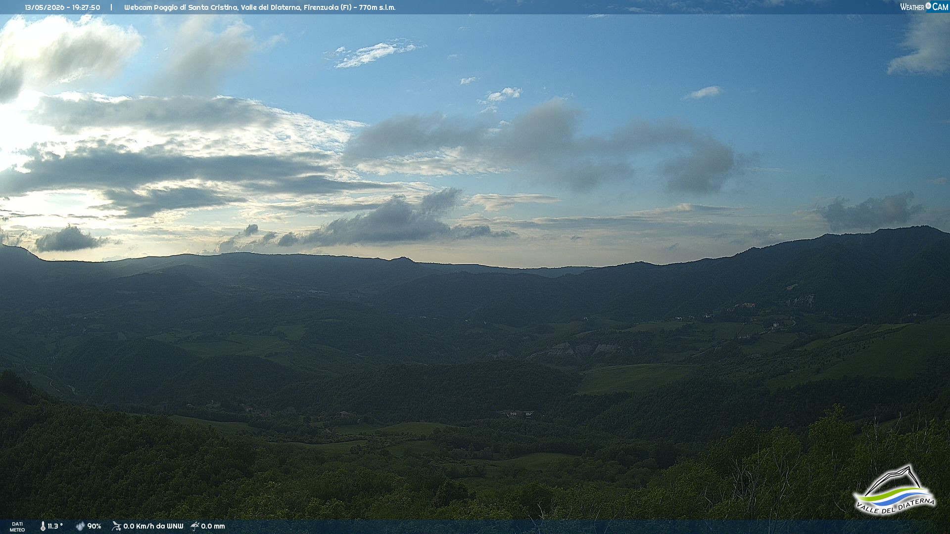 immagine della webcam nei dintorni di Monghidoro: webcam Firenzuola