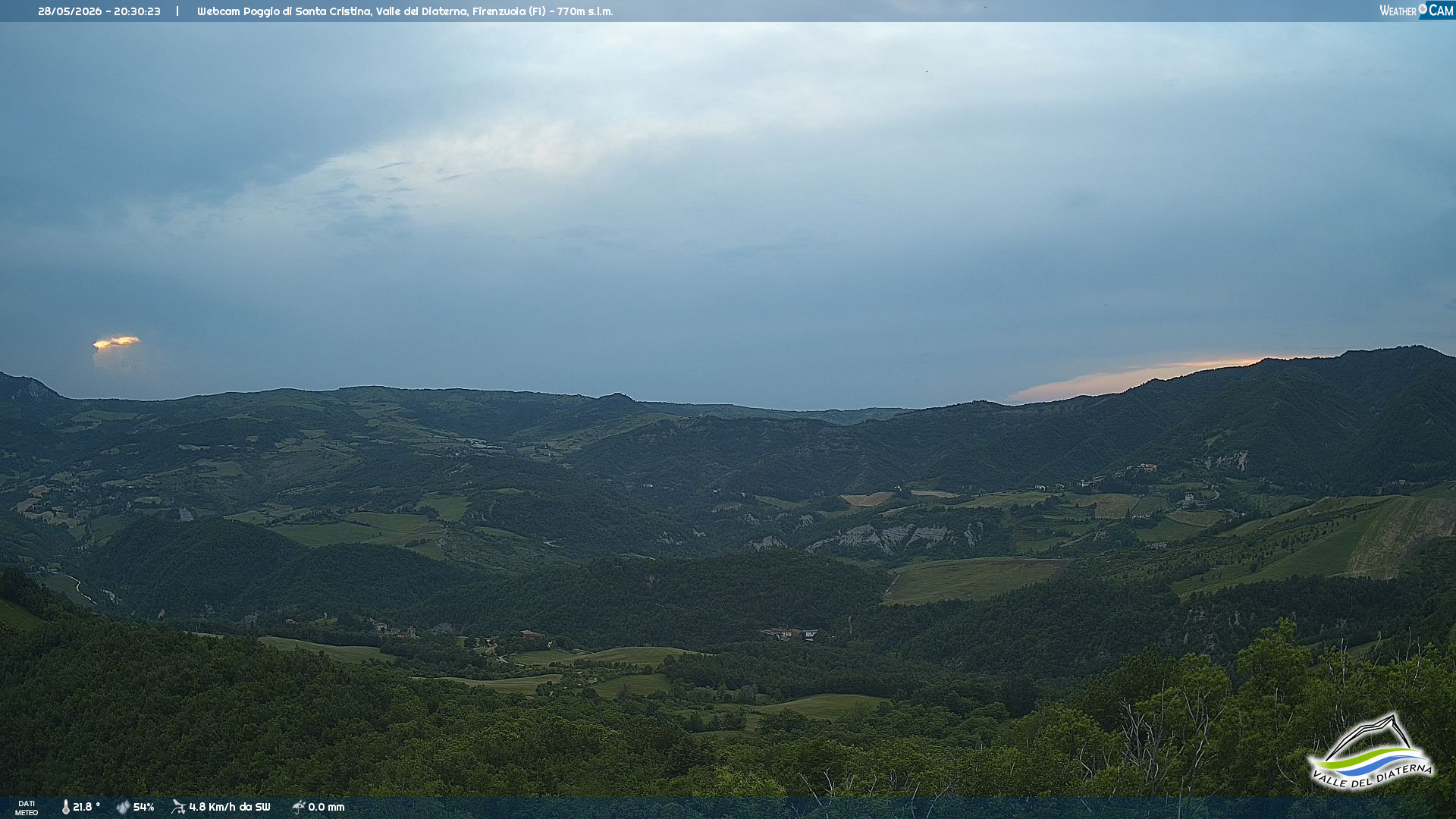 immagine della webcam nei dintorni di Cantagallo: webcam Firenzuola