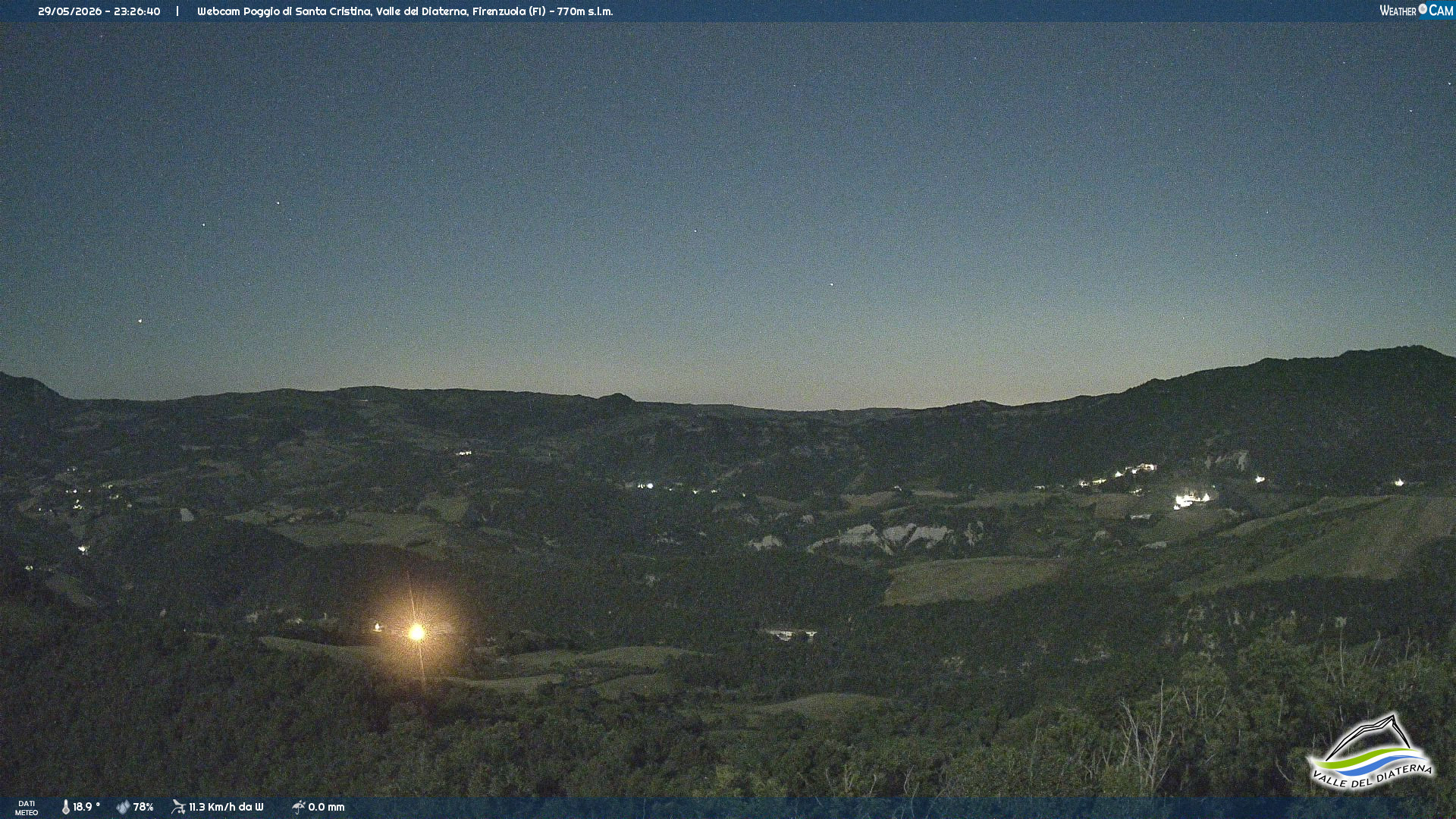 immagine della webcam nei dintorni di Vernio: webcam Firenzuola