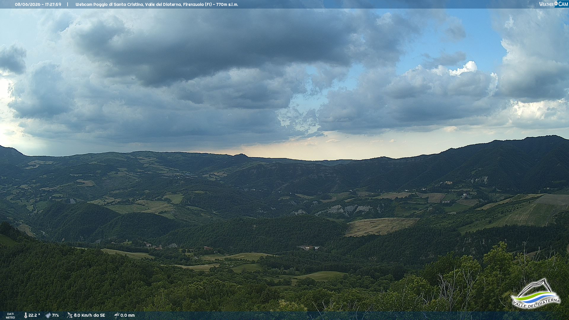 immagine della webcam nei dintorni di Castiglione dei Pepoli: webcam Firenzuola
