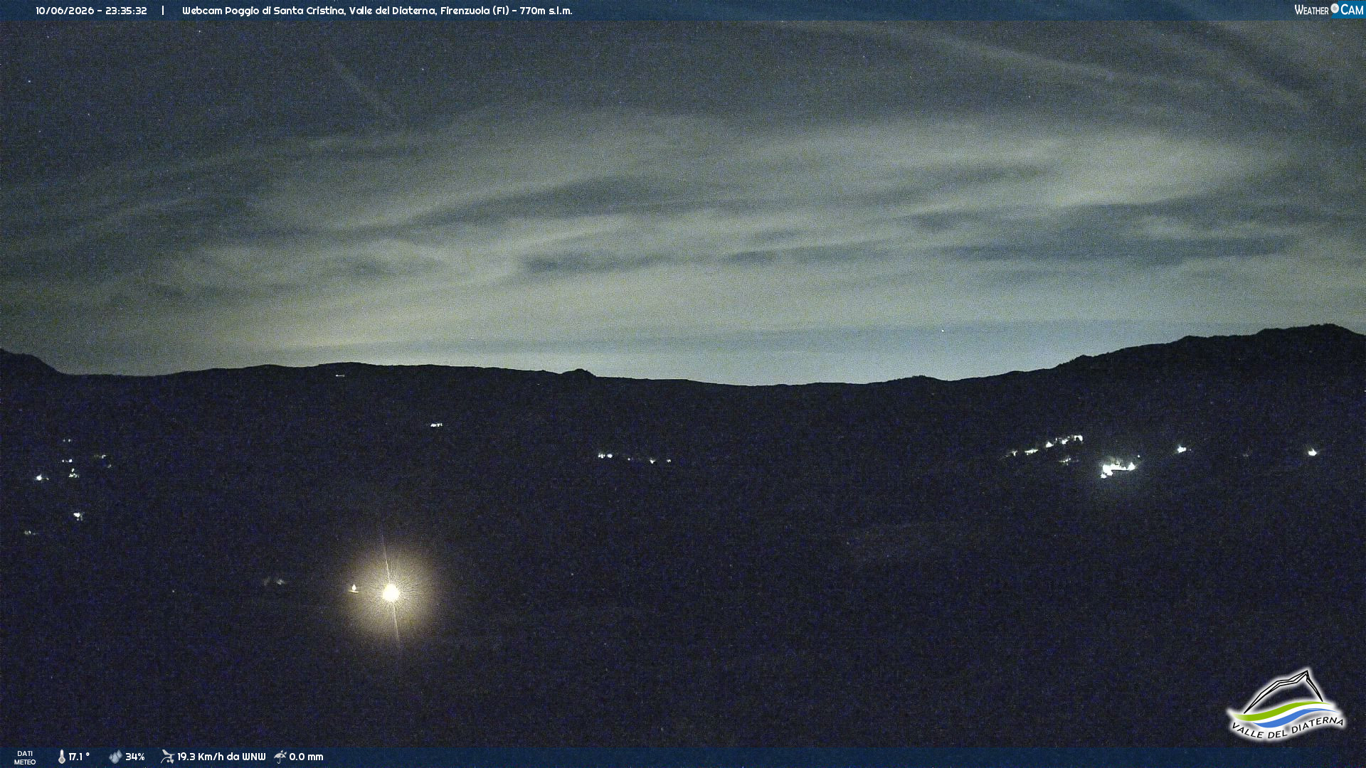 immagine della webcam nei dintorni di Castel del Rio: webcam Firenzuola