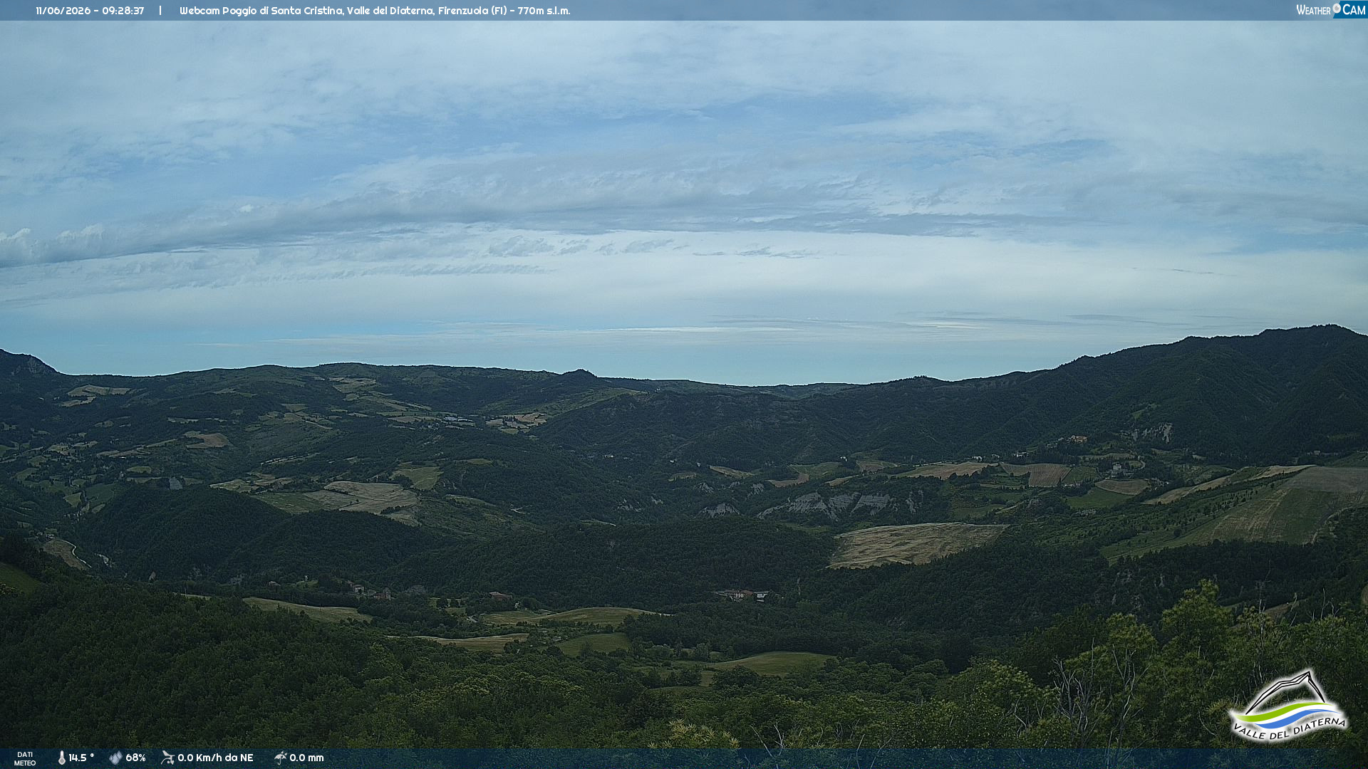 immagine della webcam nei dintorni di Castiglione dei Pepoli: webcam Firenzuola