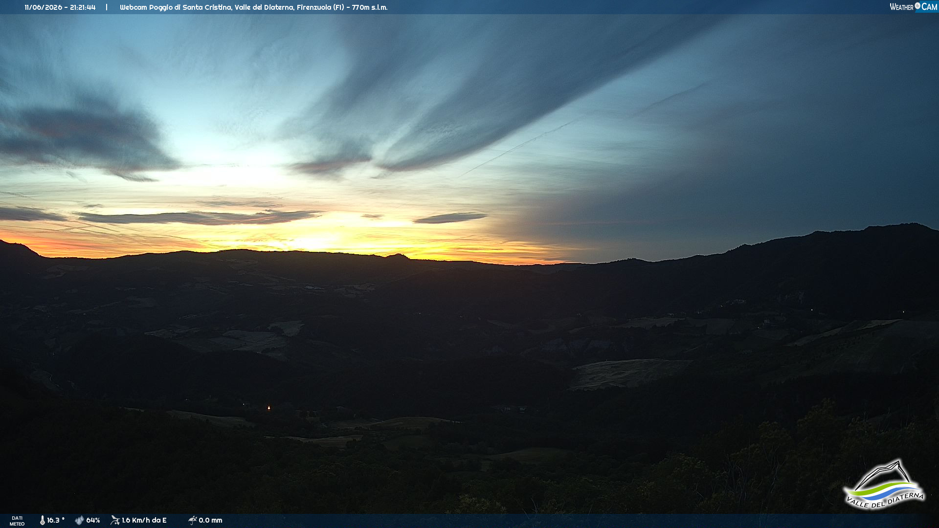 immagine della webcam nei dintorni di Castiglione dei Pepoli: webcam Firenzuola