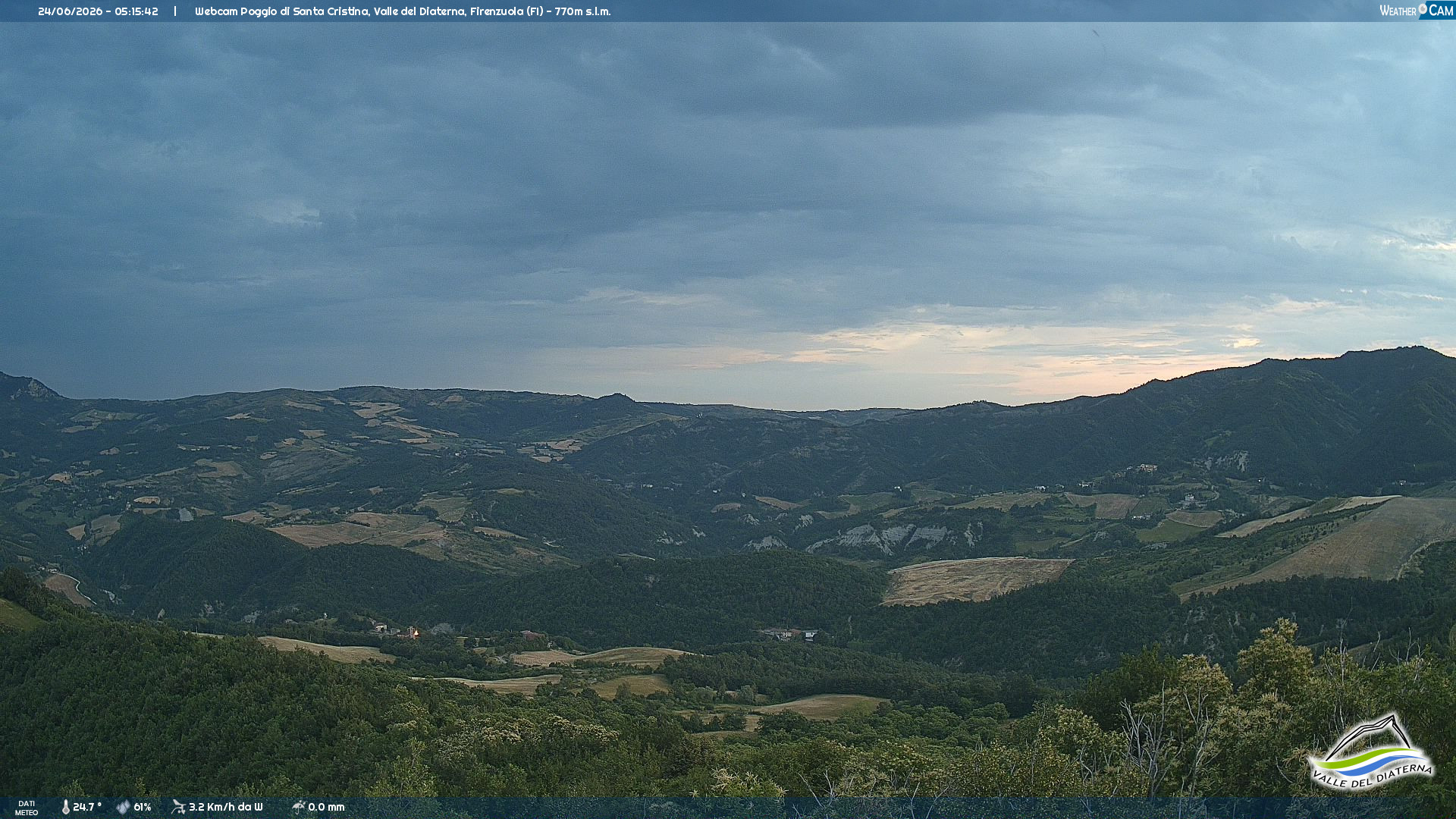 immagine della webcam nei dintorni di Riolo Terme: webcam Firenzuola