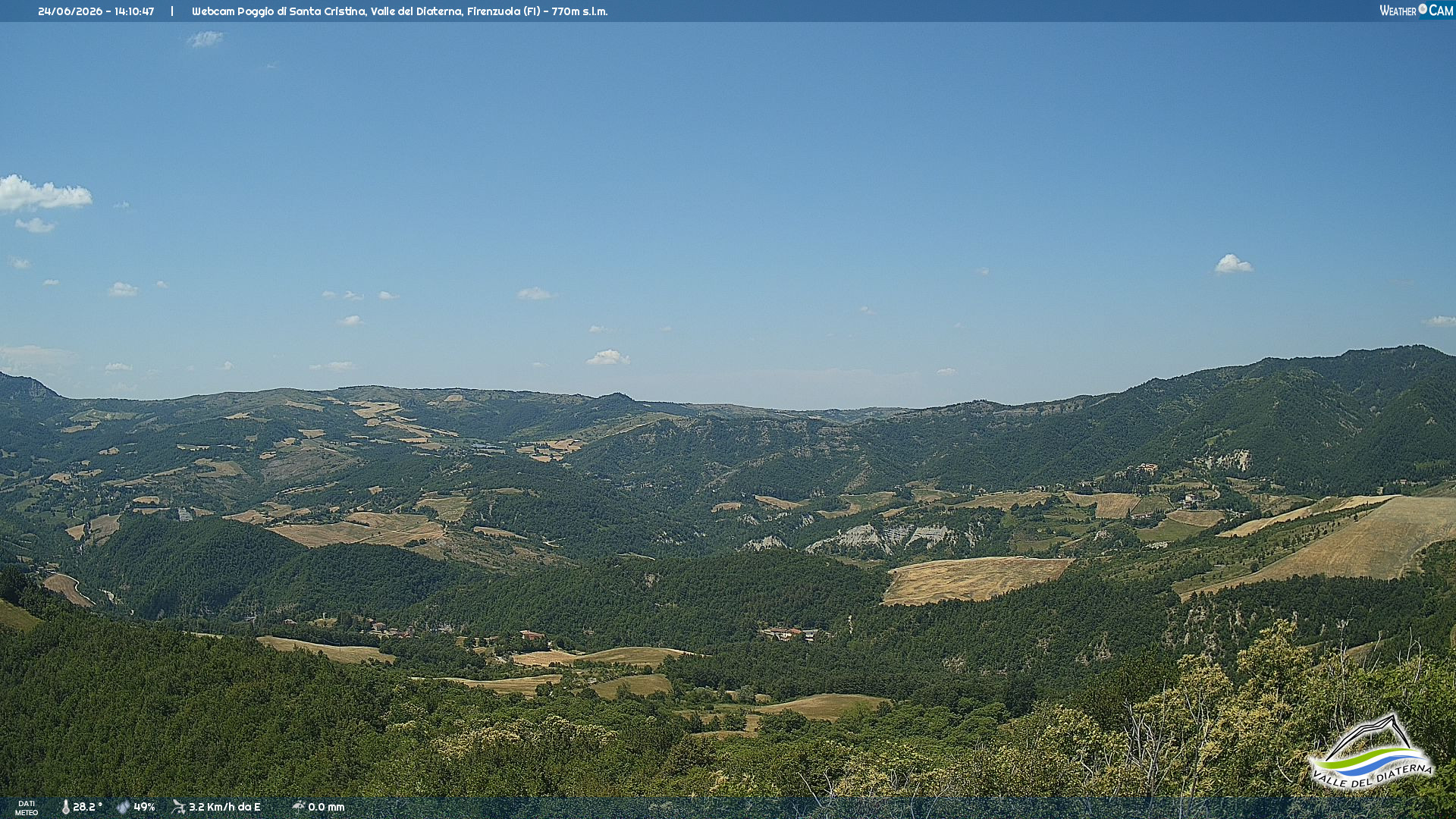 immagine della webcam nei dintorni di Riolo Terme: webcam Firenzuola