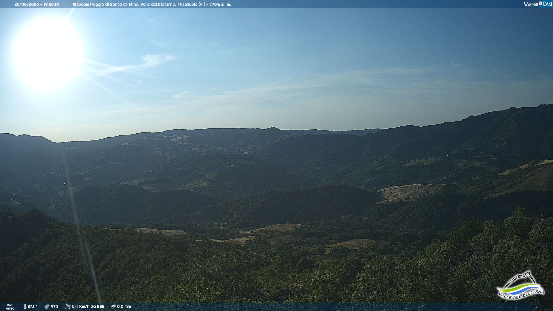 immagine della webcam nei dintorni di Riolo Terme: webcam Firenzuola