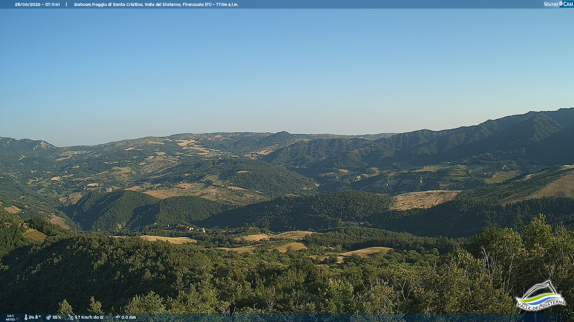 immagine della webcam nei dintorni di Casola Valsenio: webcam Firenzuola