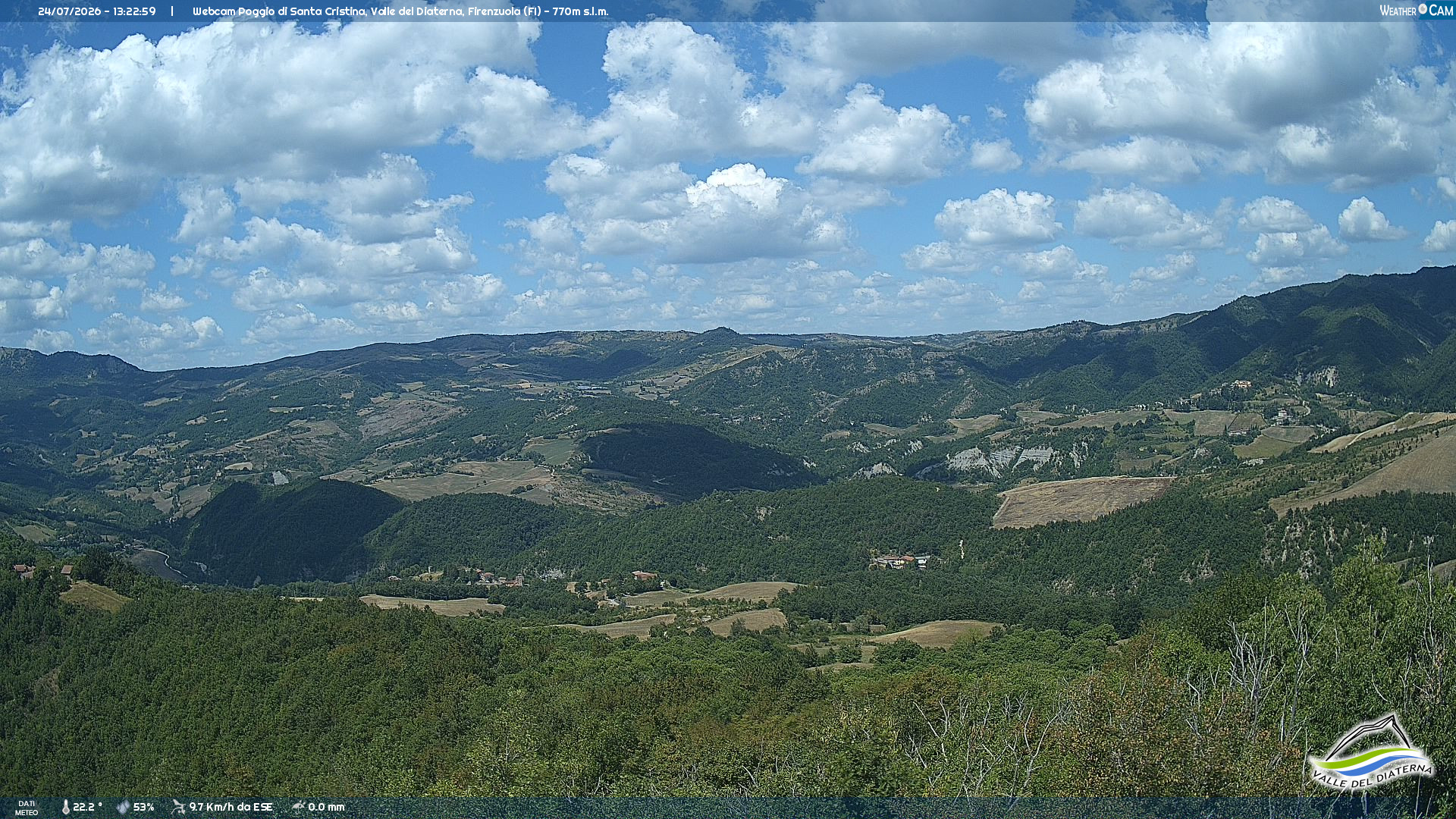immagine della webcam nei dintorni di Castiglione dei Pepoli: webcam Firenzuola