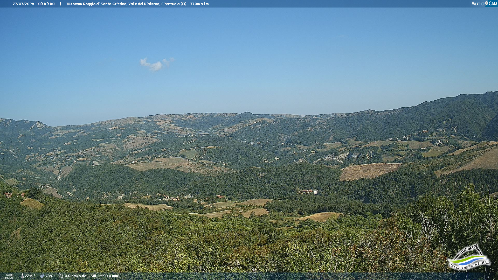immagine della webcam nei dintorni di Castiglione dei Pepoli: webcam Firenzuola